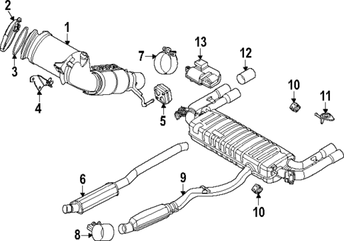 Exhaust Components for 2025 BMW X2 #0
