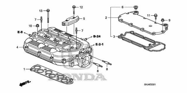 Intake Manifold (2) for 2008 Honda Odyssey #0