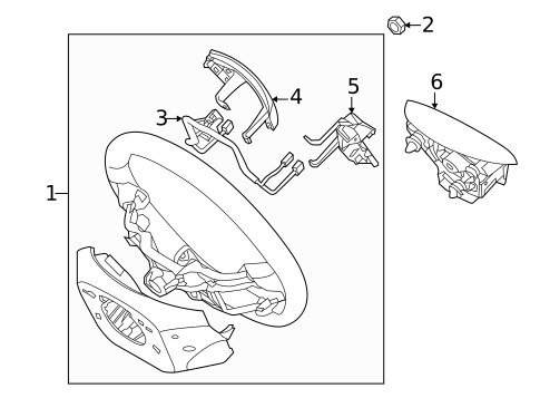 Steering Wheel & Trim for 2014 Hyundai Elantra Coupe #0