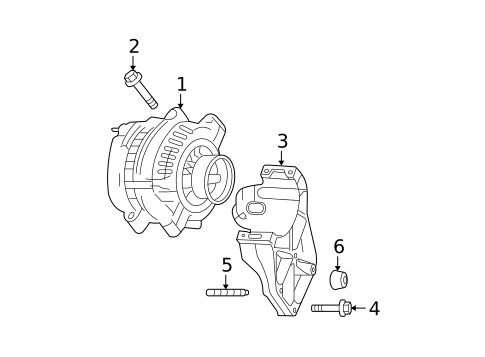 Alternator for 2008 Buick LaCrosse #0