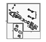 58230E6500 - Brakes: Caliper Assembly for Hyundai Image