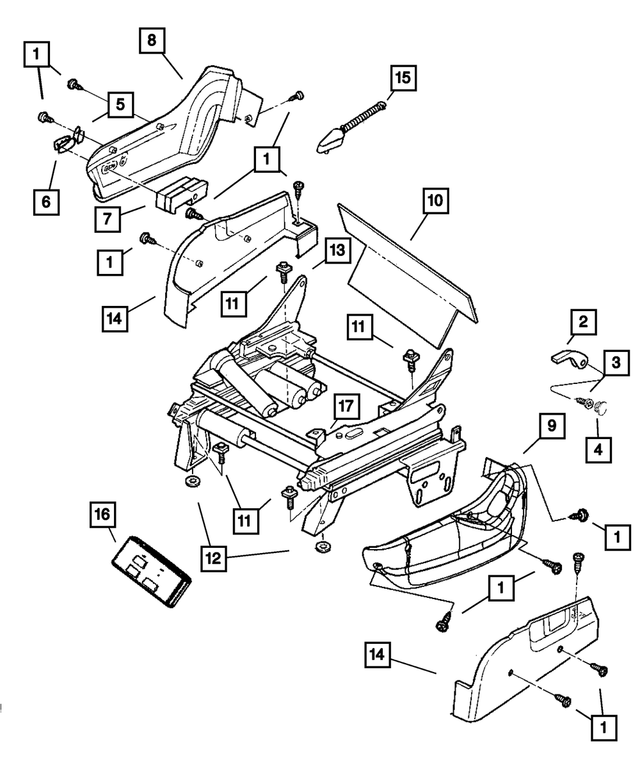 5003208AA - Interior Trim: Lumbar Handle for Mopar Image