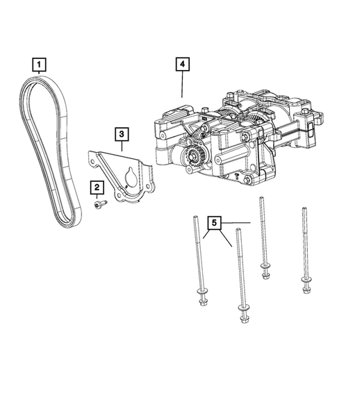 Timing Belt/Chain and Cover and Balance Shaft for 2016 Chrysler 200 #10