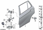 41522993112 - : Right Upper Rear Door Hinge for BMW Image