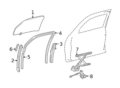 Front Door for 2006 Toyota Tundra #3