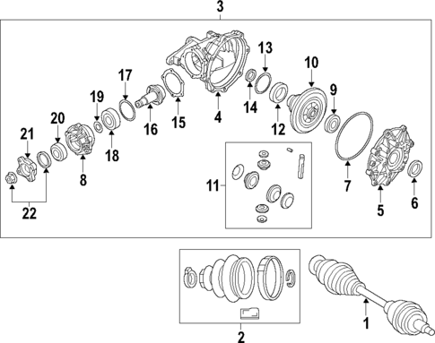 Differential for 2015 Chrysler 300 #0