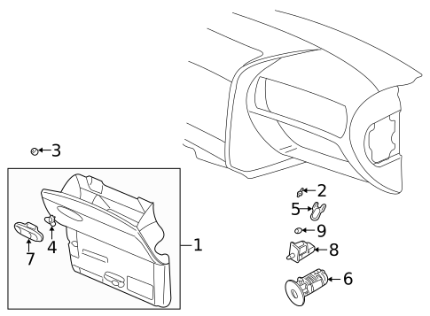Instrument Panel for 2006 Isuzu Ascender #1
