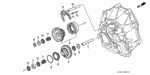 23642PR8010 - Transmission - Manual: RING, BLOCKING (44MM) for Acura Image