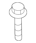 6102103AA - Body: Lower Trim Panel Screw for Mopar Image