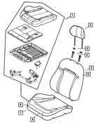 68019024AA - Interior Trim: Occupant Classification System Bladder Repair Kit for Mopar Image