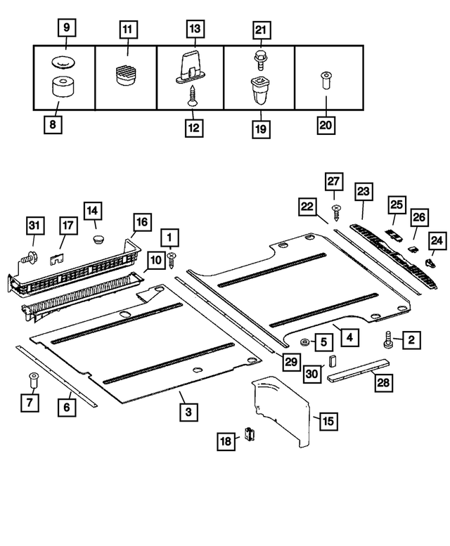 1HB38NCVAA - Interior Trim: Panel, Left for Dodge: Sprinter 2500, Sprinter 3500 Image