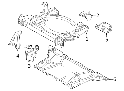 Suspension Mounting for 2023 BMW i4 #1