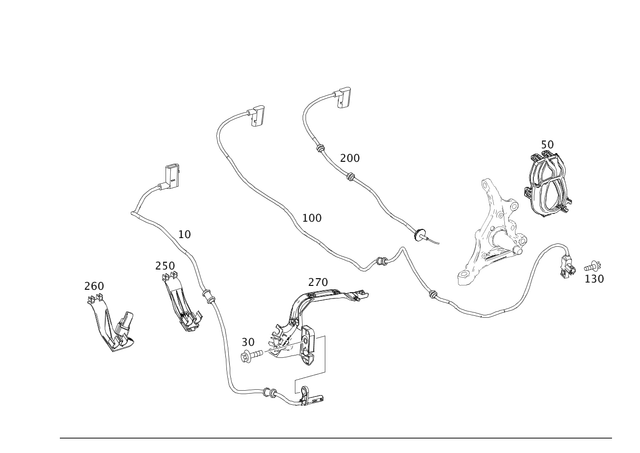 1725402105 - : Electrical Wiring Harness for Mercedes-Benz Image