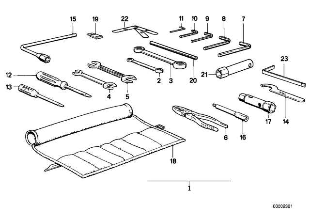 71111237849 - : Inner Hex Spanner - Sw8 for BMW-Motorrad Image