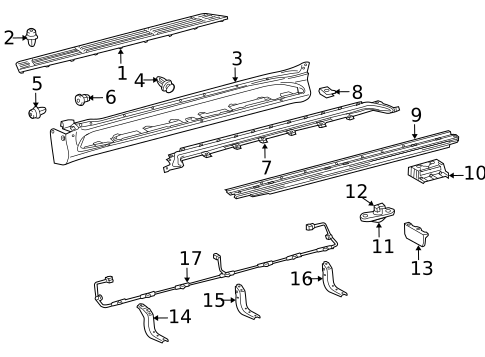 Exterior Trim - Pillars for 2016 Lexus GX460 #0