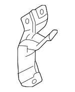 31261931 - Cooling System: Radiator Side Bracket for Volvo: S60, S60 Cross Country, S80, V60, V60 Cross Country, XC60, XC70 Image