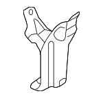 31261932 - Cooling System: Radiator Side Bracket for Volvo: S60, S60 Cross Country, S80, V60, V60 Cross Country, XC60, XC70 Image