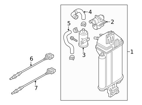 Emission Components for 2023 Volkswagen Atlas #0
