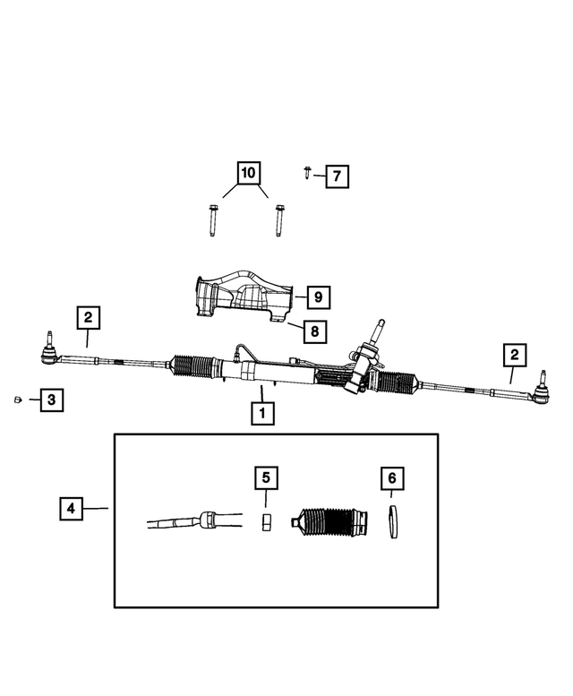 RL006523AD - Steering: Rack And Pinion Gear for Mopar Image