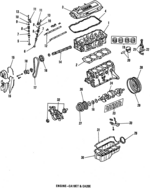 11121W4400 - : Oil Pan Gasket for Nissan Image