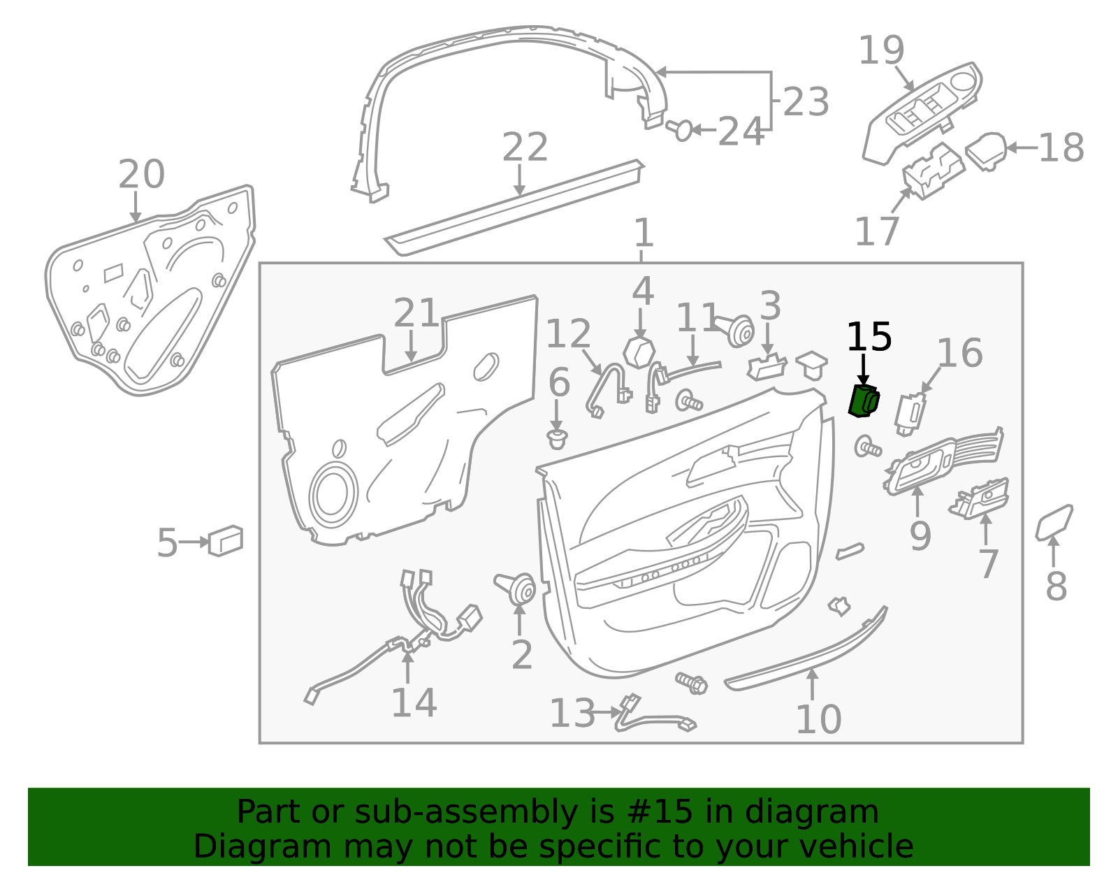 84545419 - High-Quality Passenger Side Door Lock Switch for 2010-2017 ...