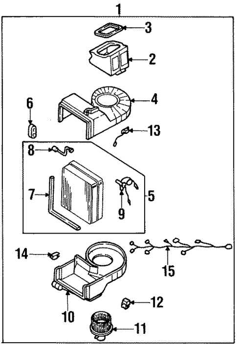 Blower Motor & Fan for 2001 Kia Sportage #0