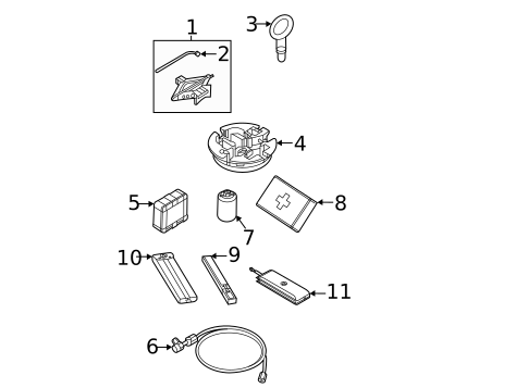 Jack & Components for 2023 Land Rover Defender 90 #3
