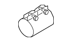 28641C8540 - Exhaust: Muffler &amp; Pipe Clamp for Hyundai Image