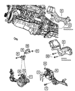 52122417AD - 4.7L Gas; Engine: Heat Shield for Mopar Image