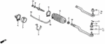 53536SB2000 - Chassis: WASHER, TIE ROD LOCK for Honda Image image