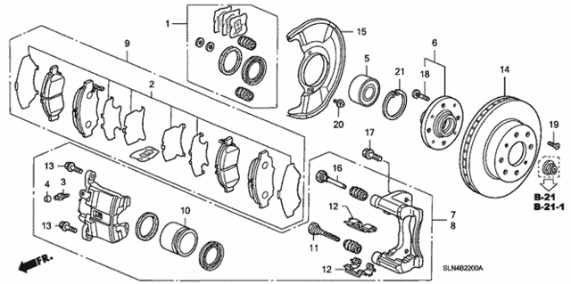 Front Brake for 2007 Honda Fit #0