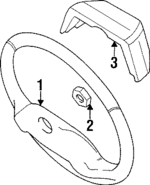 CRC2015 - Steering: Steering Wheel Retainer Nut for Land Rover: Defender 90 Image
