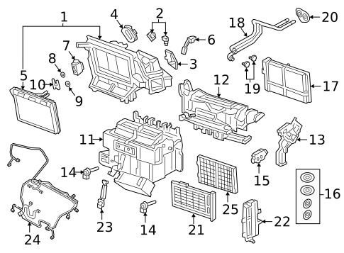 Evaporator Components for 2024 Audi Q8 e-tron #0