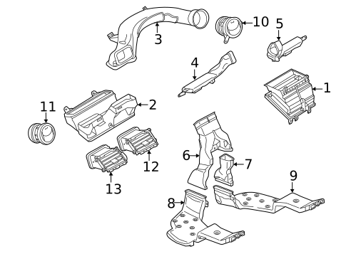 Ducts for 2012 Mazda 5 #0