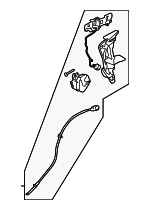 DM5Z58219A64J - Body: Latch Assembly for Ford: C-Max Image