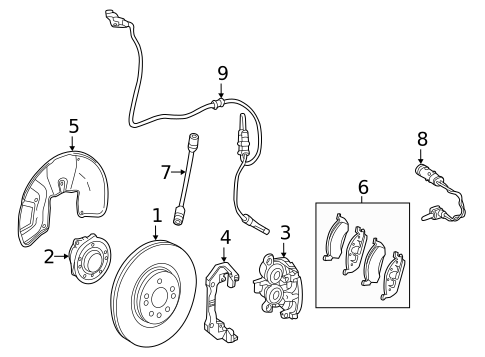 Front Brakes for 2018 Mercedes-Benz GLE63 AMG S #2