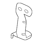 2522261EY00 - : Fluid Pipe Upper Bracket for Acura Image