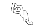 252246B8Y00 - Cooling System: Fluid Pipe Lower Bracket for Acura Image