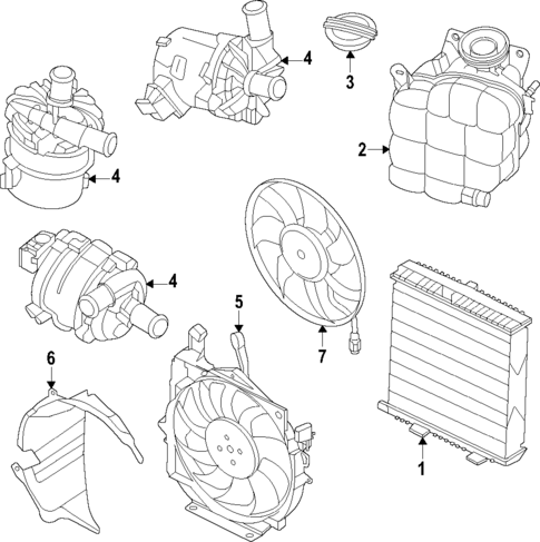 Cooling System for 2023 Porsche Taycan #0