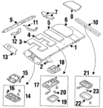 8971590450 - : Sun-Visor for Acura Image