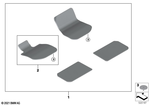 51475A64030 - Vehicle Trim: Set of Floor Mats for Mini: Countryman SE ALL4 Image image