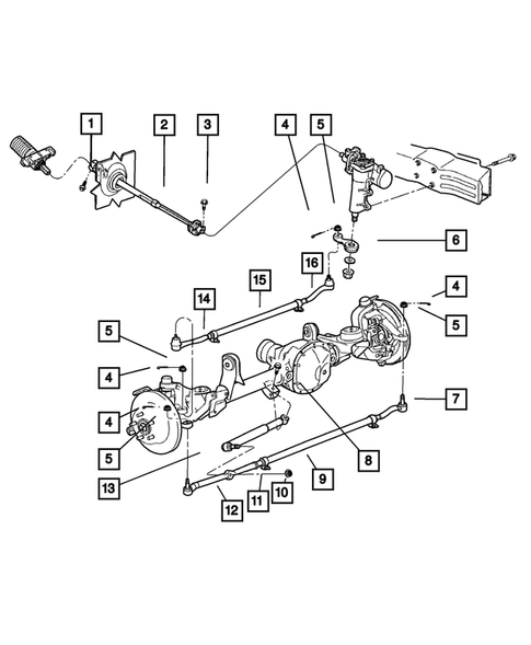 Steering Linkage for 2003 Jeep Grand Cherokee #0