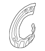 34116861800 - Brakes: Splash Shield for BMW Image