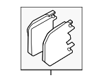 34116889585 - Brakes: Brake Pads for BMW Image