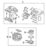 39242671000 - HVAC: Fan for Honda: Accord, Civic, CRX, Prelude Image