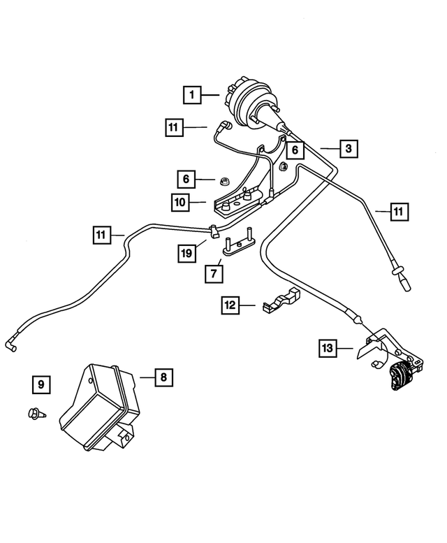 5274507AE - Fuel: Speed Control Vacuum Harness for Mopar Image