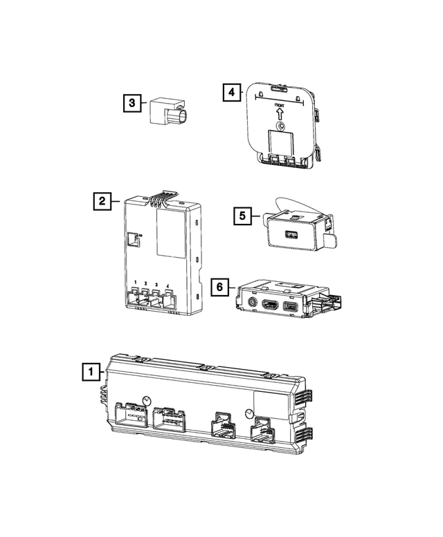 68321862AD - : Seat Memory Module for Mopar Image
