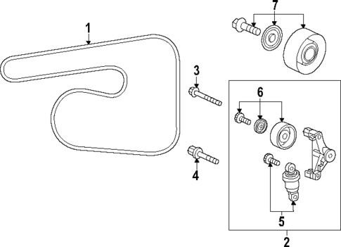 Belts & Pulleys for 2024 Acura Integra #0