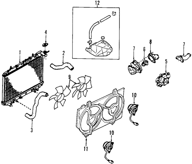 214607J113 - : Radiator for Infiniti Image