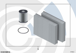 88002449245 - Engine: Inspection Kit I Value Line for BMW: 528i, 535i, 640i, Hybrid 5 Image image